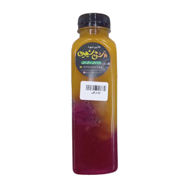 آب انبه دراگون طبیعی ترش و شیرین - 0.5 لیتر