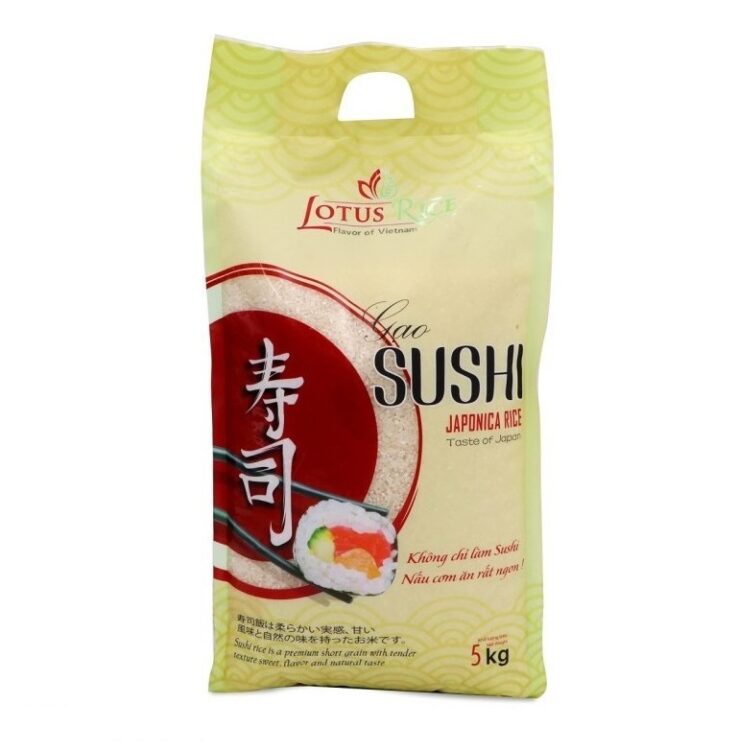 برنج سوشی ژاپنی لوتوس 5 کیلوگرم