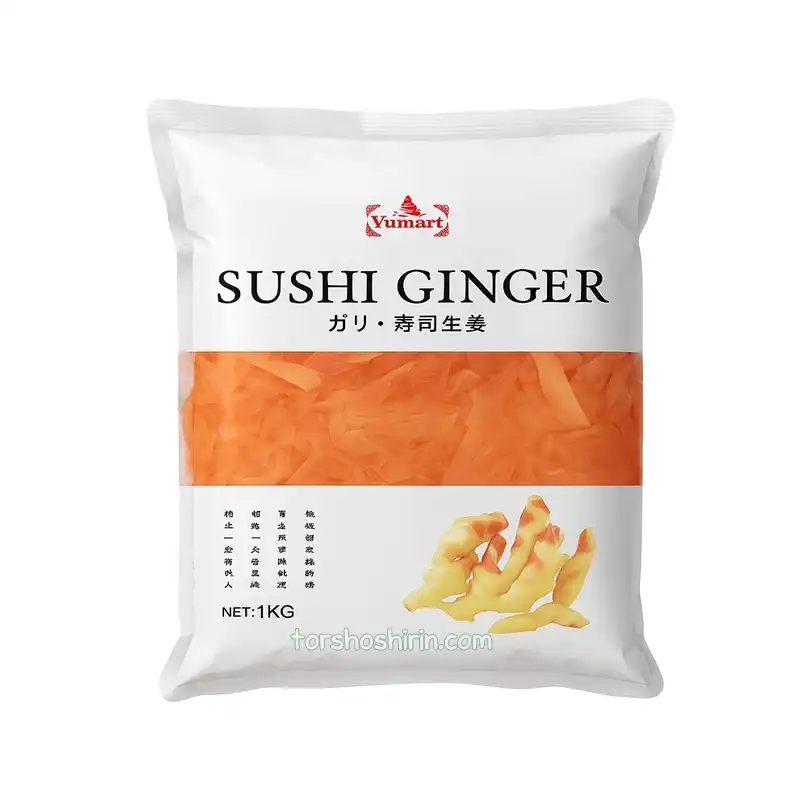 ترشی زنجبیل سوشی یومارت صورتی 1 کیلوگرم