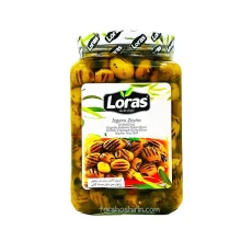 زیتون سبز کبابی لوراس بدون هسته 1500 گرم
