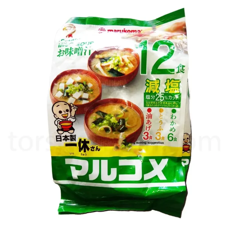 سوپ میسو سبز 12 عددی 250 گرم