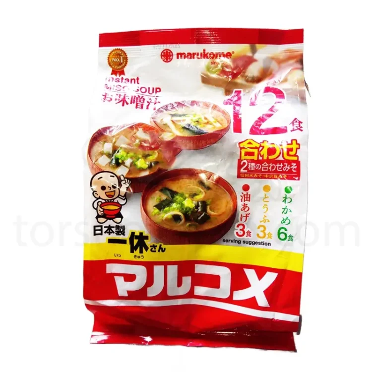 سوپ میسو قرمز 12 عددی 250 گرم