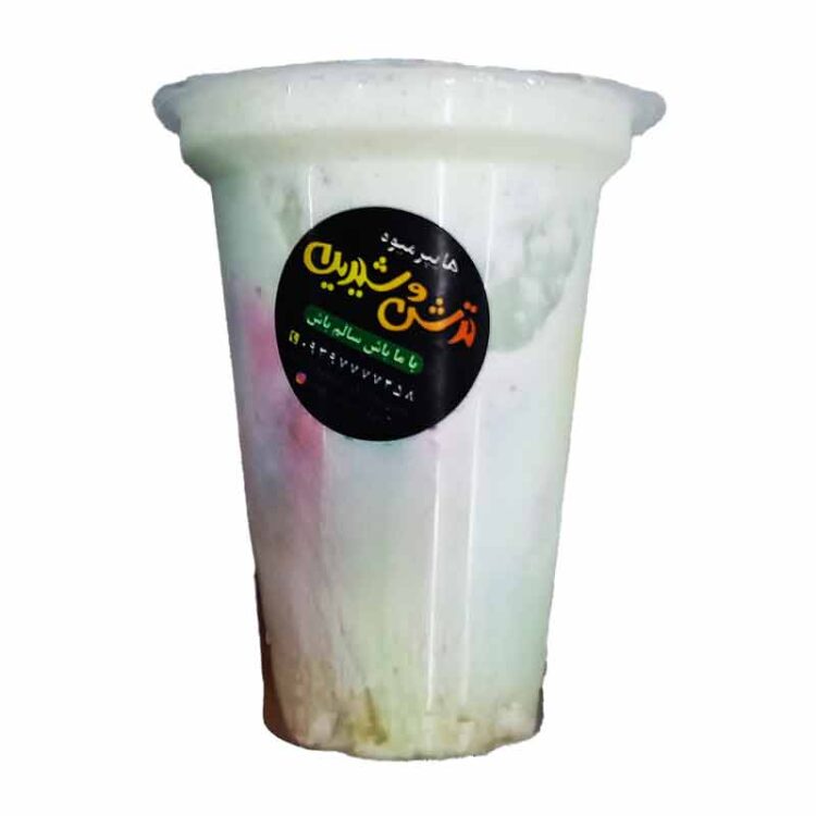 شیک طالبی طبیعی ترش و شیرین – 0.5 لیتر