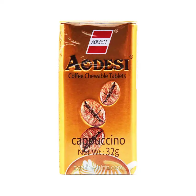 قرص خوشبوکننده دهان آئودسی با طعم کاپوچینو 32 گرم