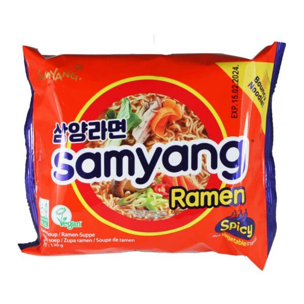 نودل بسته ای سامیانگ SAMYANG کره جنوبی مدل بسته 120 گرمی