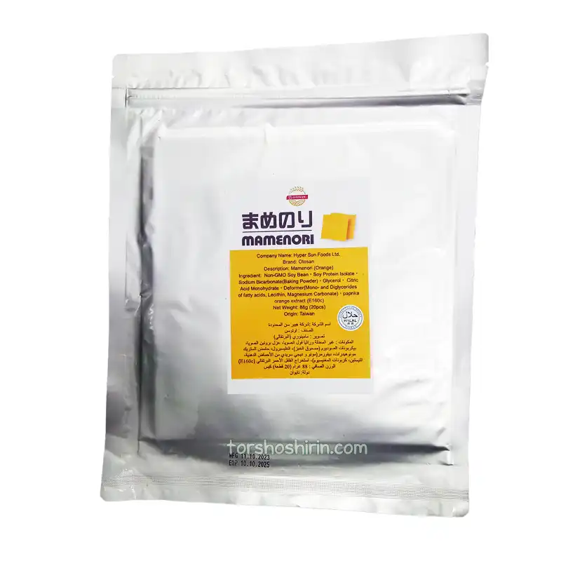 ورق سوشی مامنوری نارنجی 20 عددی